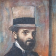Degas-LeonBonat (kopia na �tudijn� ��ely, Olej na pl�tne, 36.5x43cm)